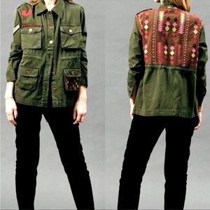 Summer of Love Army jacket sz Medium & Small Petite New!